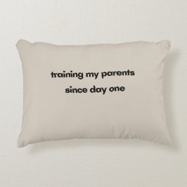 1日目から両親をトレーニングする アクセントクッション