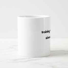 1日目から両親をトレーニングする ジャンボコーヒーマグカップ