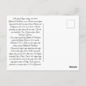 1日目のクリッパー帆船1900 ポストカード (裏面)