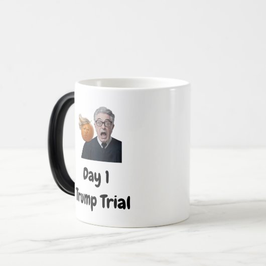 1日目のトランプ裁判 モーフィングマグカップ (正面左)