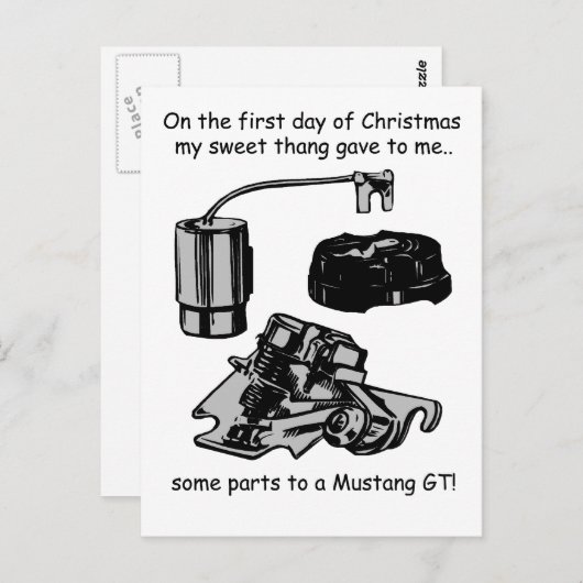 1日目のレッドネック ポストカード (正面/裏面)