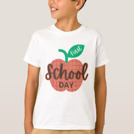 1日目の新学期apple kids tシャツ