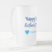 1日目の曇りガラスビアマグ フロストグラスビールジョッキ (正面左)