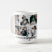 1日目の母の日を一緒に！フォトコラージュ コーヒーマグカップ (正面左)