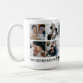 1日目の母の日を一緒に！フォトコラージュ コーヒーマグカップ (左)