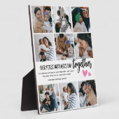 1日目の母の日を一緒に!フォトコラージュ フォトプラーク (側面)