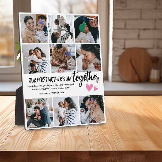 1日目の母の日を一緒に!フォトコラージュ フォトプラーク