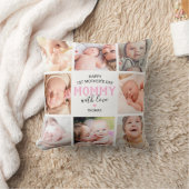 1日目の母の日フォトコラージュキープサケ クッション (ブランケット)