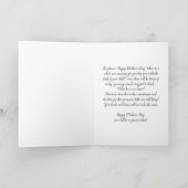 1日目の母の日 – 母の生活へようこそ カード (内部)