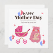 1日目の母の日 – 特別な娘 – ベビー (正面/裏面)