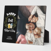 1日目の父の日の写真カスタムプラーク フォトプラーク (側面)