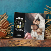 1日目の父の日の写真カスタムプラーク フォトプラーク (側面)