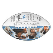 1日目の父の日を一緒に！フォトコラージュ アメリカンフットボール (正面)