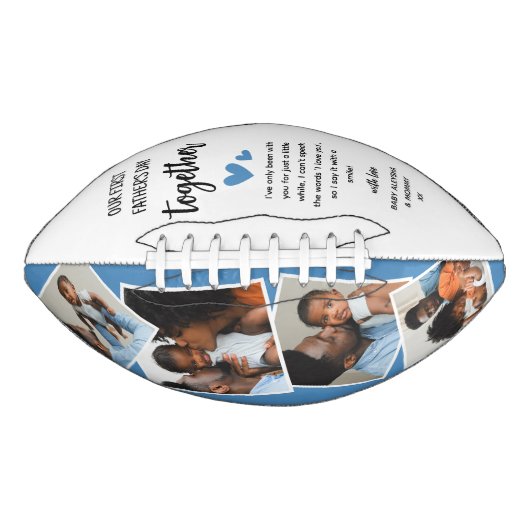 1日目の父の日を一緒に！フォトコラージュ アメリカンフットボール (正面)