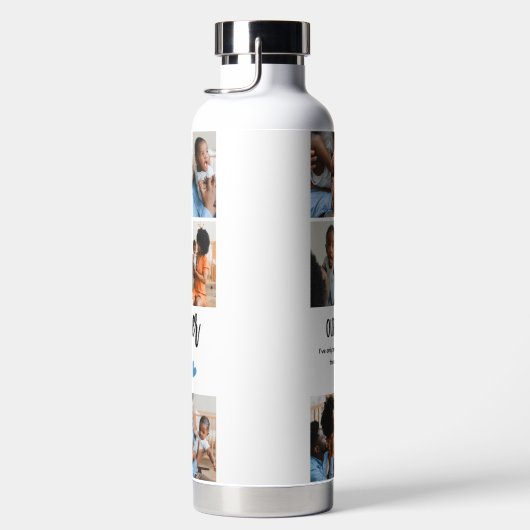 1日目の父の日を一緒に！フォトコラージュ ウォーターボトル (右面)