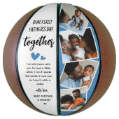 1日目の父の日を一緒に！フォトコラージュ バスケットボール (縦)