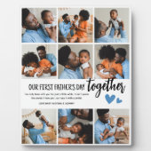 1日目の父の日を一緒に！フォトコラージュ フォトプラーク (正面)