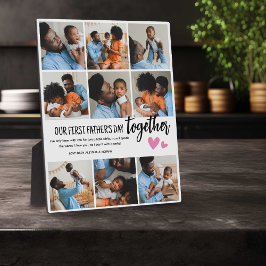 1日目の父の日を一緒に！フォトコラージュ フォトプラーク