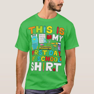1日目の男子女子新学期 Tシャツ
