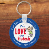 1日目の贈り物の子供をパーソナライズ キーホルダー (正面)