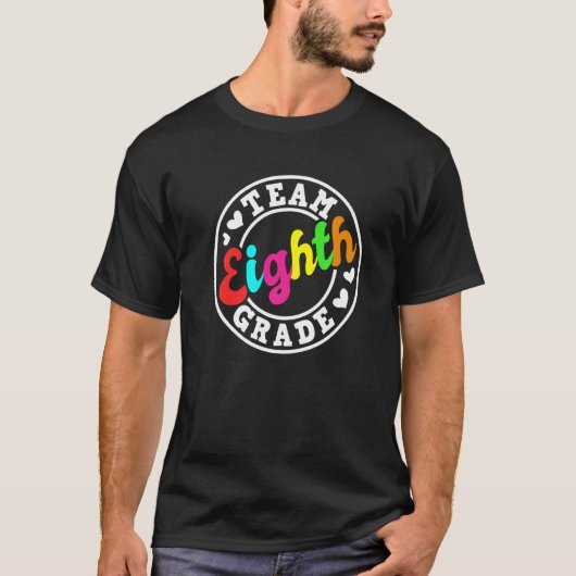 1日目チーム8年生先生 Tシャツ (正面)