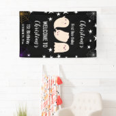 1日目ハロウィーン幽霊1日目の誕生日 横断幕 (インサイチュ)