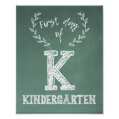 1日目新学期幼稚園1日目 フォトプリント            (正面)