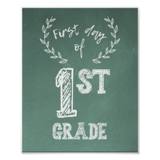 1日目新学期、1年生1日目 フォトプリント (正面)