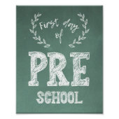 1日目新学期、1日目プリクプレK、プリスクール フォトプリント (正面)