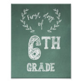 1日目新学期、6年生1日目 フォトプリント (正面)