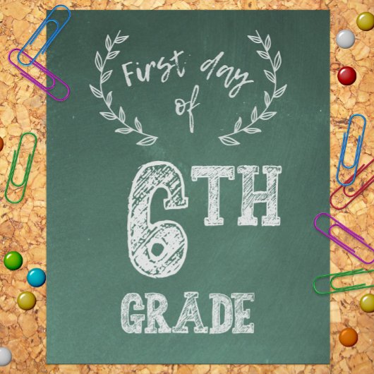 1日目新学期、6年生1日目 フォトプリント