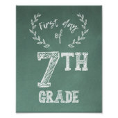 1日目新学期、7年生1日目 フォトプリント            (正面)