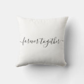 1日目最高のYes日の日結婚付けギフトのスロー クッション (裏面)