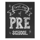 1日目Pre-K、1日目新学期、プリスクール フォトプリント (正面)