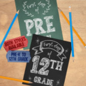 1日目Pre-K、1日目新学期、プリスクール フォトプリント