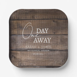 1日素朴リハ遠くにーサルディナ結婚ー ペーパープレート