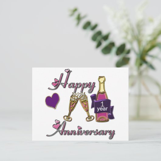 1日記念日 ポストカード (スタンド正面)