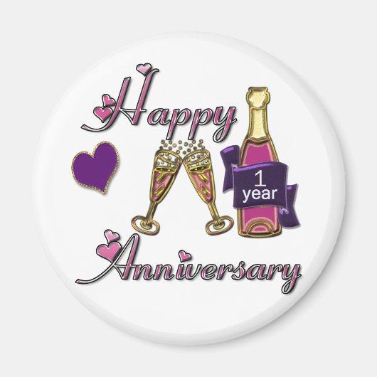 1日記念日 マグネット (正面)