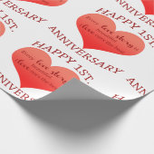 1日記念日 ラッピングペーパー (角)