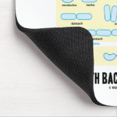 1日遊中菌を持つ(形態学) マウスパッド (コーナー)