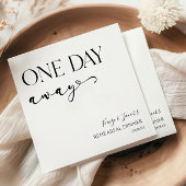 1日遠くにのミニマルリハ結婚ーサルディナー スタンダードカクテルナプキン