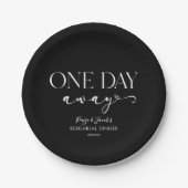 1日遠くにのミニマルリハ結婚ーサルディナー ペーパープレート (正面)