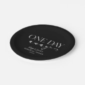 1日遠くにのミニマルリハ結婚ーサルディナー ペーパープレート (アングル)