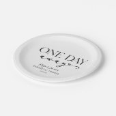 1日遠くにのミニマルリハ結婚ーサルディナー ペーパープレート (アングル)