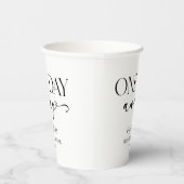 1日遠くにのミニマルリハ結婚ーサルディナー 紙コップ (右)