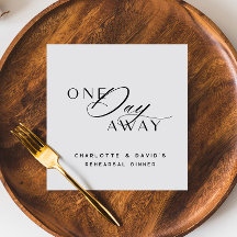 1日遠くにリハーサルエレガントディナー