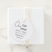 1日遠くにリハーサル結婚ディナー フェイバータグ (インサイチュ)