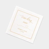 1日遠くにリハーサル 箔ナプキン (左)