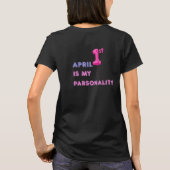 1日限定でバカ売れするデザイン Tシャツ (裏面)