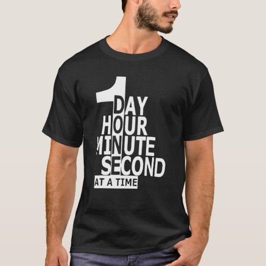 1日1分秒 Tシャツ (正面)